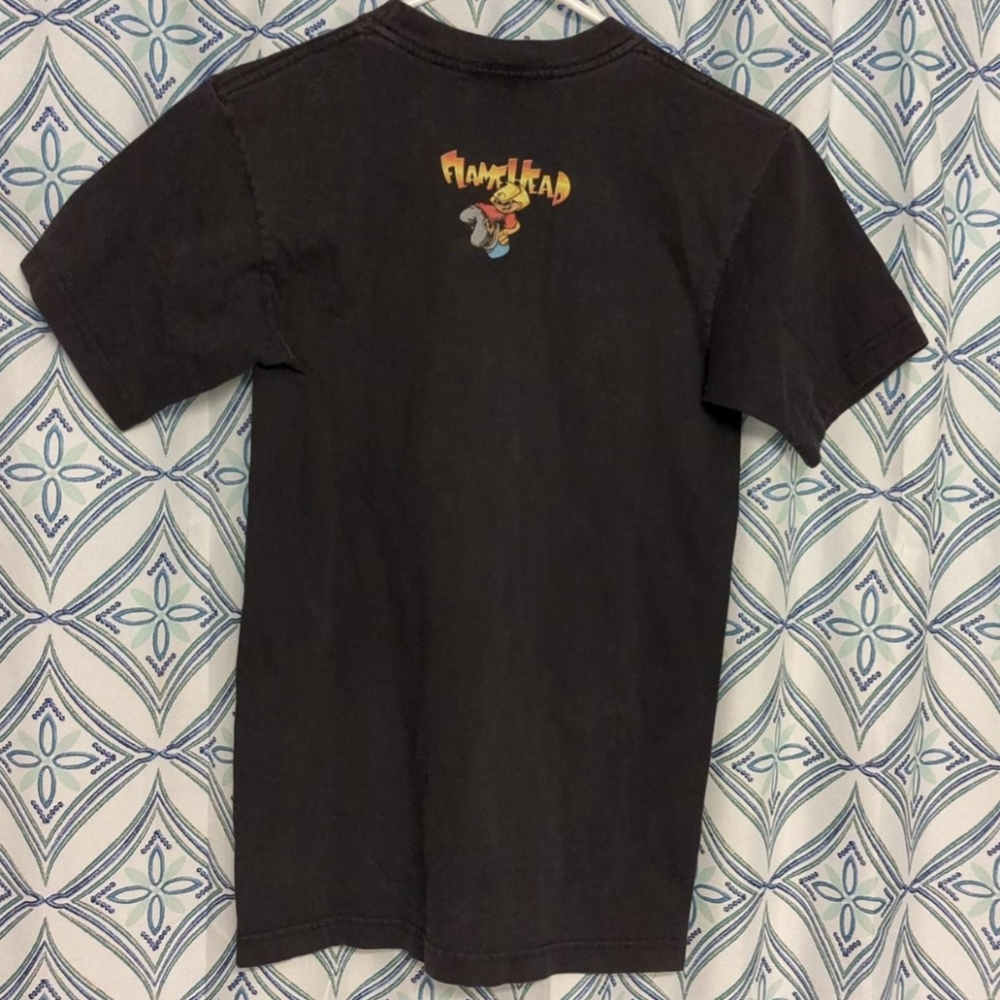 JNCO brand flame head tee Size M great condition skater guy 17in pit2pit - Picture 2 of 4